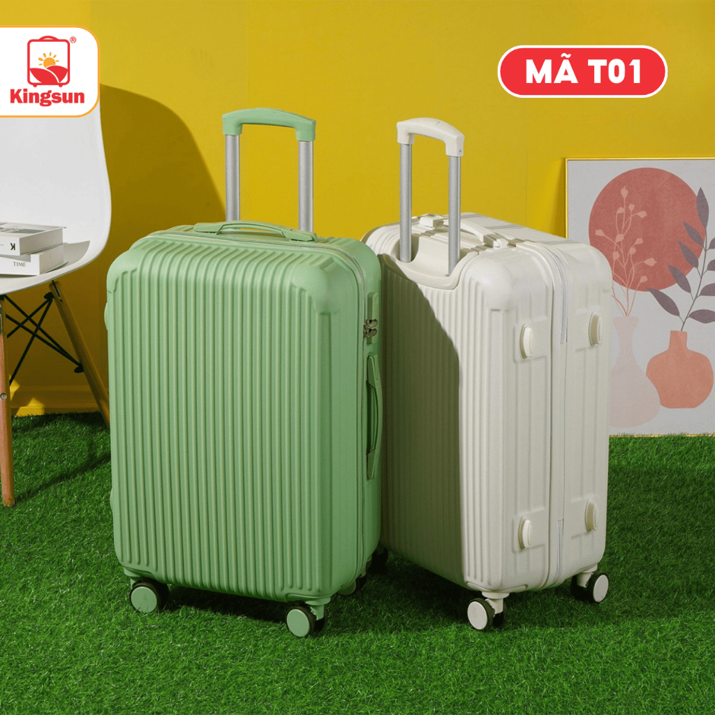 Vali Du Lịch Kingsun T01 Size 20/24/28 Chất Liệu Nhựa bền vali ABS+PC siêu rẻ siêu đẹp thời trang.