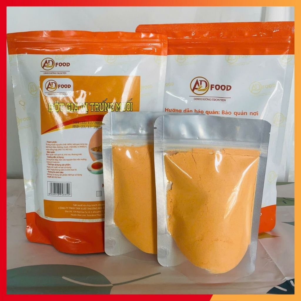 1KG Bột trứng muối siêu ngon chuyên dùng làm gia vị nấu ăn chuyên cho các món chiên lắc