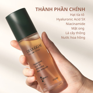 Xịt Dưỡng Sáng Cấp Ẩm Cho Mọi Loại Da DEULGGAE Hyaluronic Acid 5X - 50ml
