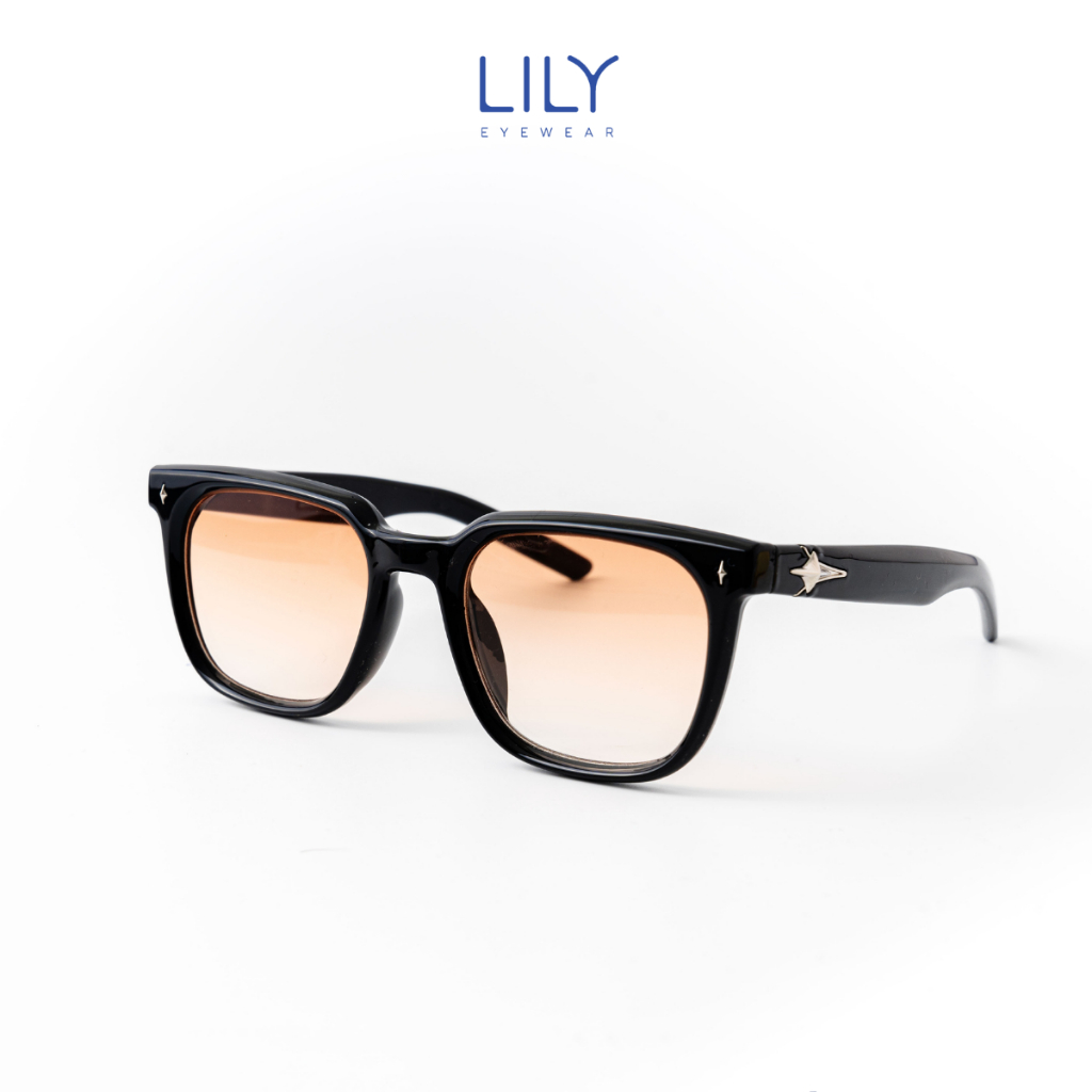 Ảnh Kính mát dáng vuông thời trang LILYEYEWEAR chất liệu nhựa cao cấp chống UV400 kiểu dáng hiện đại thời trang  KC26 1