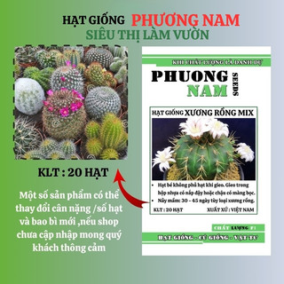 20 Hạt - Hạt Giống Xương Rồng Mix Phương Nam