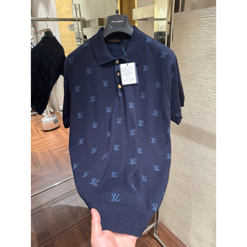 ⚡️[Hight Quality] Áo Cộc Tay Cổ Bẻ 1-\/ Polo Ready To Wear - Điểm Nhấn Logo Thêu Full Phối Cúc Vàng Cao Cấp Qccc Nam Nữ