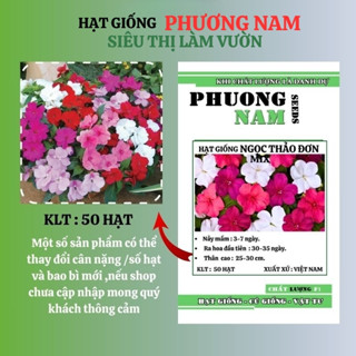 50 Hạt - Hạt Giống Hoa Ngọc Thảo (Mai Địa Thảo) Đơn Mix Phương Nam