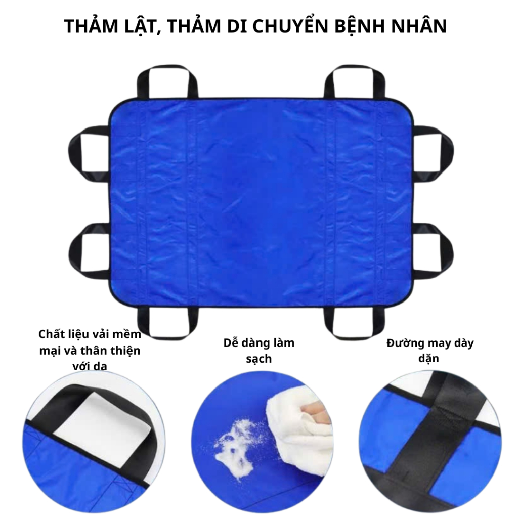 Tấm lật, thảm lật, tấm di chuyển bệnh nhân đa năng - Tiện Lợi & An Toàn