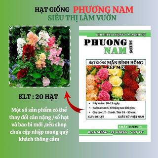 20 Hạt - Hạt Giống Hoa Mãn Đình Hồng Kép Mix Phương Nam