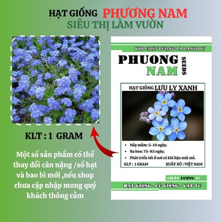 1 Gram - Hạt Giống Hoa Lưu Ly Xanh - For Get Me Not Phương Nam
