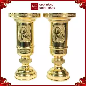 Ống Đựng Hương Chữ Phúc - Đồ Đồng Cao Cấp - Cửu Diệu Thiên - DF002