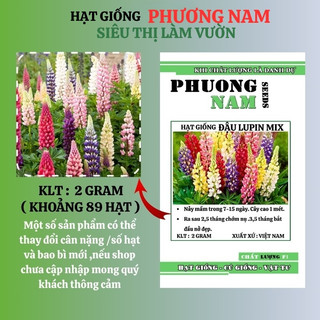 2 Gram - Hạt Giống Hoa Đậu Lupin Mix Phương Nam