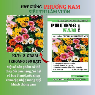2 Gram - Hạt Giống Hoa Cúc Huân Chương Mix Phương Nam