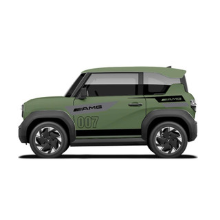 Tem 2 bên Sườn Xe Ô TÔ VF3,Team Decal Oto ,AMG