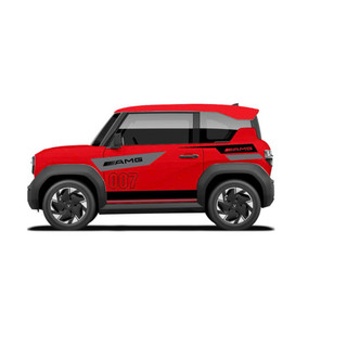 Tem 2 bên Sườn Xe Ô TÔ VF3,Team Decal Oto ,AMG