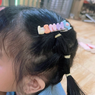 Kẹp tóc cho bé style Hàn Quốc - Tên bé theo yêu cầu