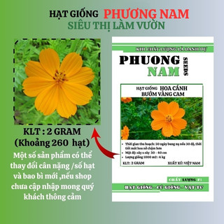 100 Gram -Hạt Giống Hoa  Sao Nhái Cánh Bướm Vàng Đơn Cao Phương Nam