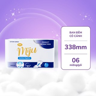 Băng vệ sinh Miju Hàn Quốc - Bạc hà siêu thấm hút - Ban ngày - Ban đêm - Hàng ngày