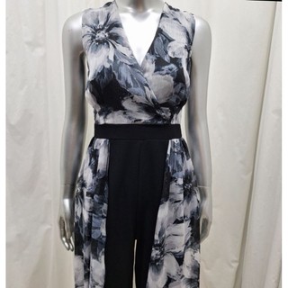 Jumsuit không tay hoa vnxk dư Alexa B