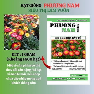 1 Gram - Hạt Giống Hoa Bất Tử Mix Phương Nam