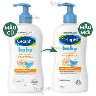 Sữa tắm gội Cetaphil Nhập khẩu 230ml/400ml, an toàn, dịu nhẹ cho bé