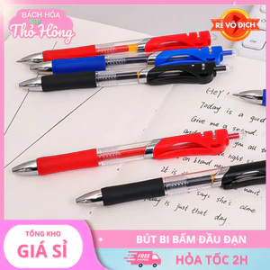 3 Bút Bi Bấm Đầu Đạn