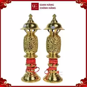 Đèn Thờ Điện - Đồ Đồng Cao Cấp - Cửu Diệu Thiên - QT001
