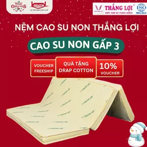 Nệm Cao Su Non Gấp 3 Thắng Lợi Chính Hãng- Nệm American Gấp 3 - ĐỦ SIZE - Giao Hàng Nhanh Toàn Quốc
