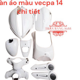 Bộ nhựa (dàn áo) vespa xe điện 14 chi tiết hàng chất lượng cao