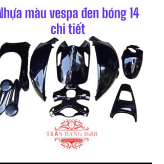 Bộ nhựa (dàn áo) vespa xe điện 14 chi tiết hàng chất lượng cao