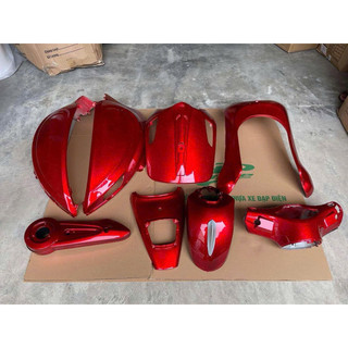 Bộ nhựa (dàn áo) vespa xe điện 14 chi tiết hàng chất lượng cao