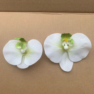 combo 2 kẹp tóc hoa lan ngọc cánh ướt -size nhỡ 9-10cm và size to 11cm loại 2 #cặp_tóc_hoa_lan_hồ_điệp #bông_lan_hồ_điệp