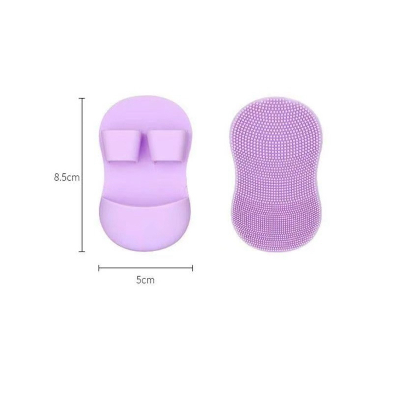 [Quà tặng] Miếng Rửa Mặt Silicon Tẩy Tế Bào Chết Da Mặt Dụng Cụ Chăm Sóc Da, Giao Màu Ngẫu Nhiên Skincare Nữ