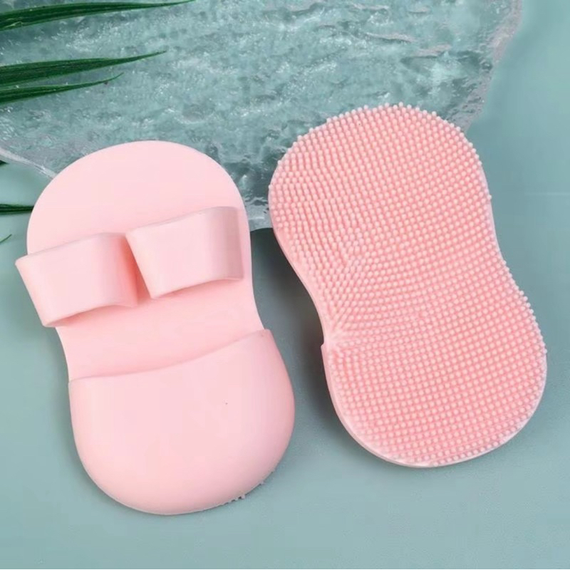 [Quà tặng] Miếng Rửa Mặt Silicon Tẩy Tế Bào Chết Da Mặt Dụng Cụ Chăm Sóc Da, Giao Màu Ngẫu Nhiên Skincare Nữ