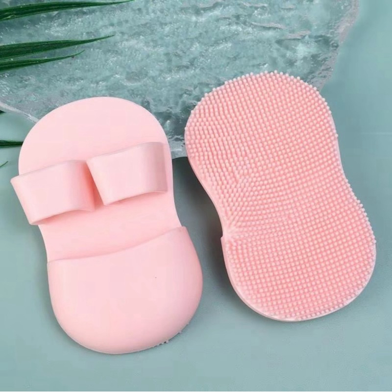 [Quà tặng bán kèm] Miếng Rửa Mặt Silicon Tẩy Tế Bào Chết Da Mặt Dụng Cụ Chăm Sóc Da, Giao Màu Ngẫu Nhiên Skincare Nữ