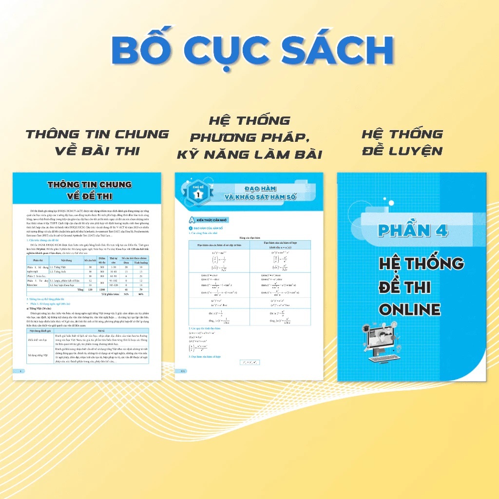 Ảnh Sách Tăng tốc luyện đề thi Đánh giá năng lực ĐHQG TP.HCM 3