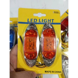 Đèn led sườn ô tô, xe tải 6568 6 mắt led điện 12v và 24v dùng chung (giá 1 chiếc)