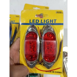 Đèn led sườn ô tô, xe tải 6568 6 mắt led điện 12v và 24v dùng chung (giá 1 chiếc)