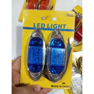Đèn led sườn ô tô, xe tải 6568 6 mắt led điện 12v và 24v dùng chung (giá 1 chiếc)