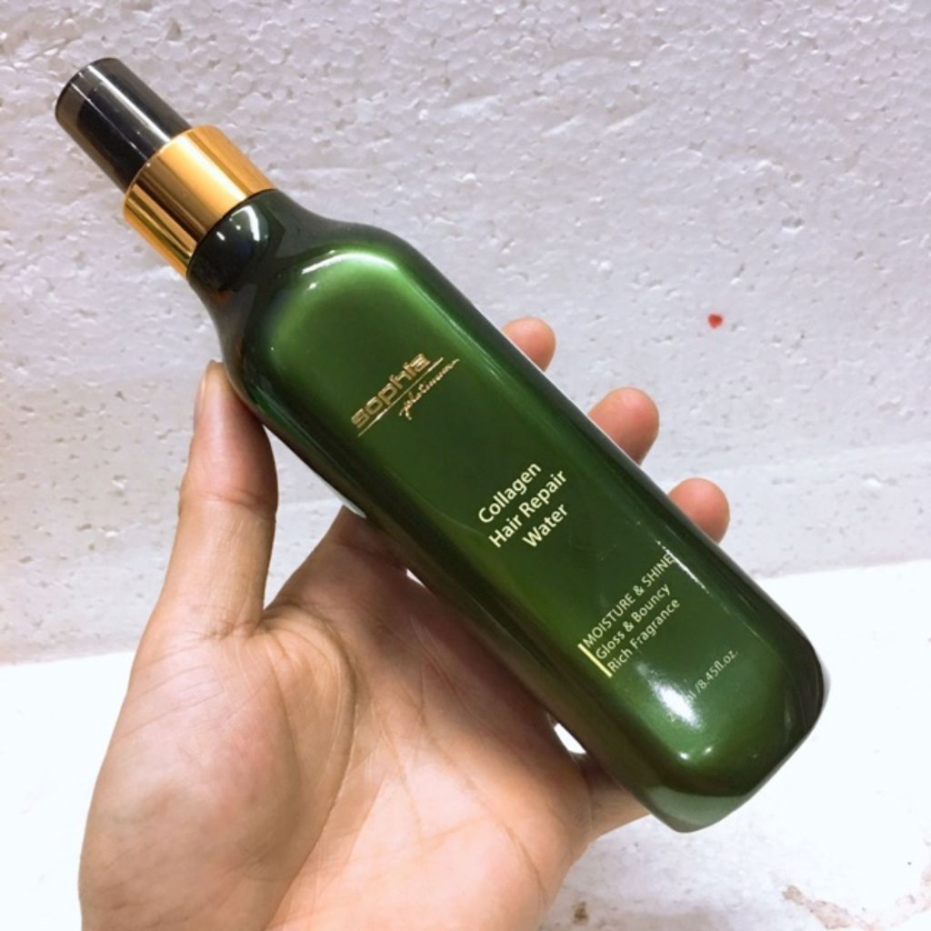 Cặp dầu gội xả SOPHIA Platinum Collagen Repair size 500ml hỗ trợ tóc mềm mượt giảm gãy rụng tóc