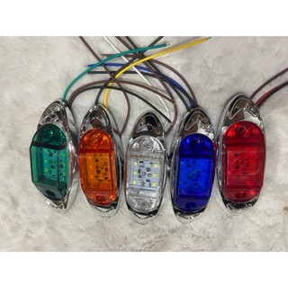 COMBO 2 đèn sườn ô tô, xe tải 6568 6 mắt led. Điện 12v và 24v dùng chung