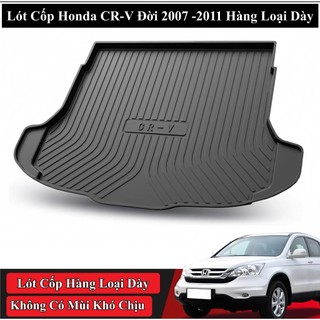 ( Loại Dày ) Lót Cốp Honda CR-V Đời 2007 -2011 Thảm cốp Sau Không Mùi Khó Chịu