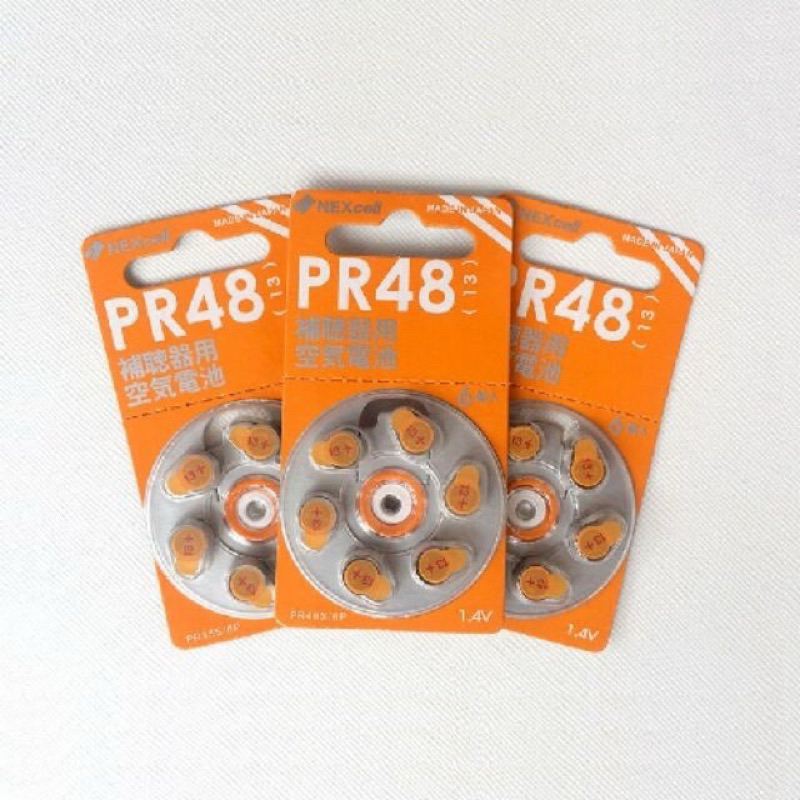 Combo 6 viên  Pin Máy Trợ Thính, pin dùng cho máy trợ thính PR48 size 13 + [Vỉ 06 Viên]