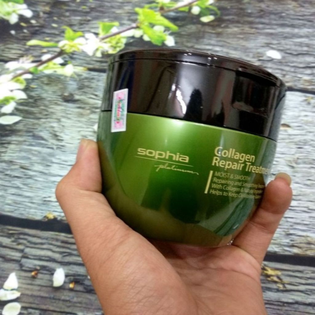 Dầu Gội Sophia Platinum Collagen Repair 500ml | Collagen Dưỡng Tóc Khô Xơ, Mềm Mượt Chuẩn Salon