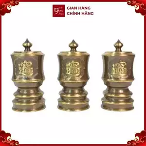 Bộ Đài Thờ - Đồng Hun Cao Cấp - Cửu Diệu Thiên - BDT004
