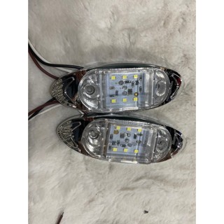 COMBO 4 đèn sườn ô tô, xe tải 6568 6 mắt led. Điện 12v và 24v dùng chung
