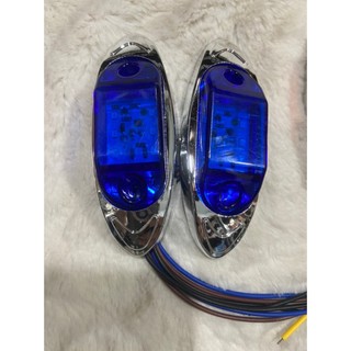 COMBO 4 đèn sườn ô tô, xe tải 6568 6 mắt led. Điện 12v và 24v dùng chung