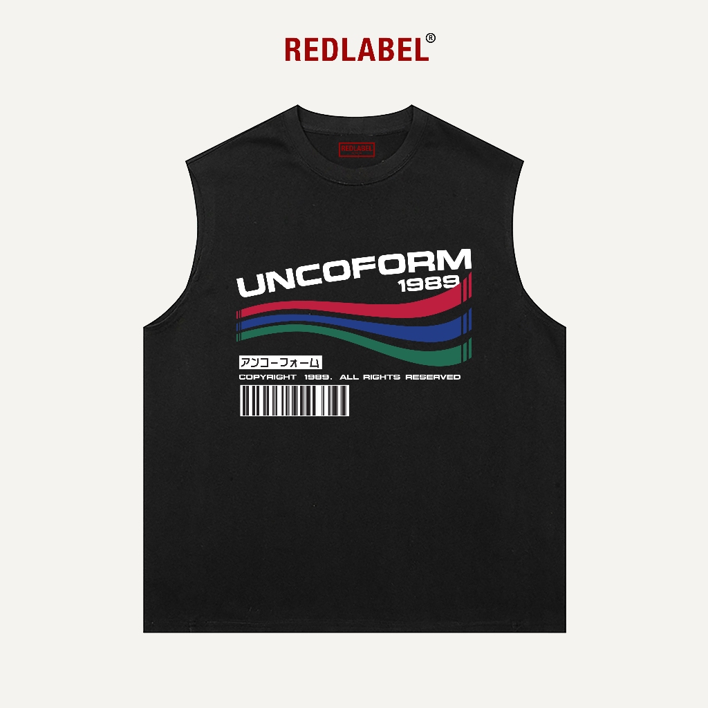 Áo Tank Top Nam Nữ RedLabel In Họa Tiết UNCO, Áo Ba Lỗ Sát Nách Nam Nữ Cotton Cá Tính TT49