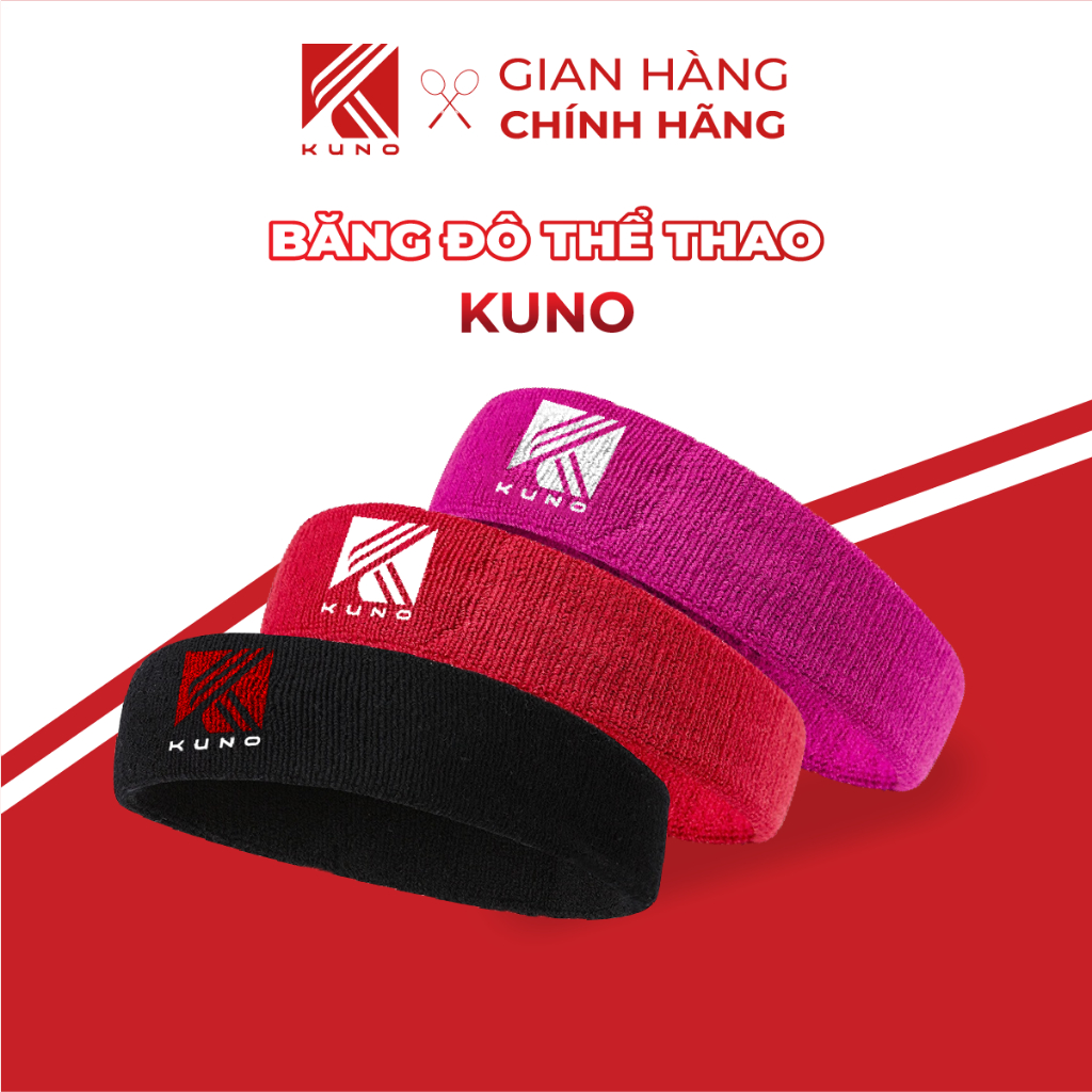 Ảnh Băng Đô Thể Thao KUNO Chất Liệu Cotton Nam Nữ Băng Đô Đeo Trán Thấm Hút Mồ Hôi 1