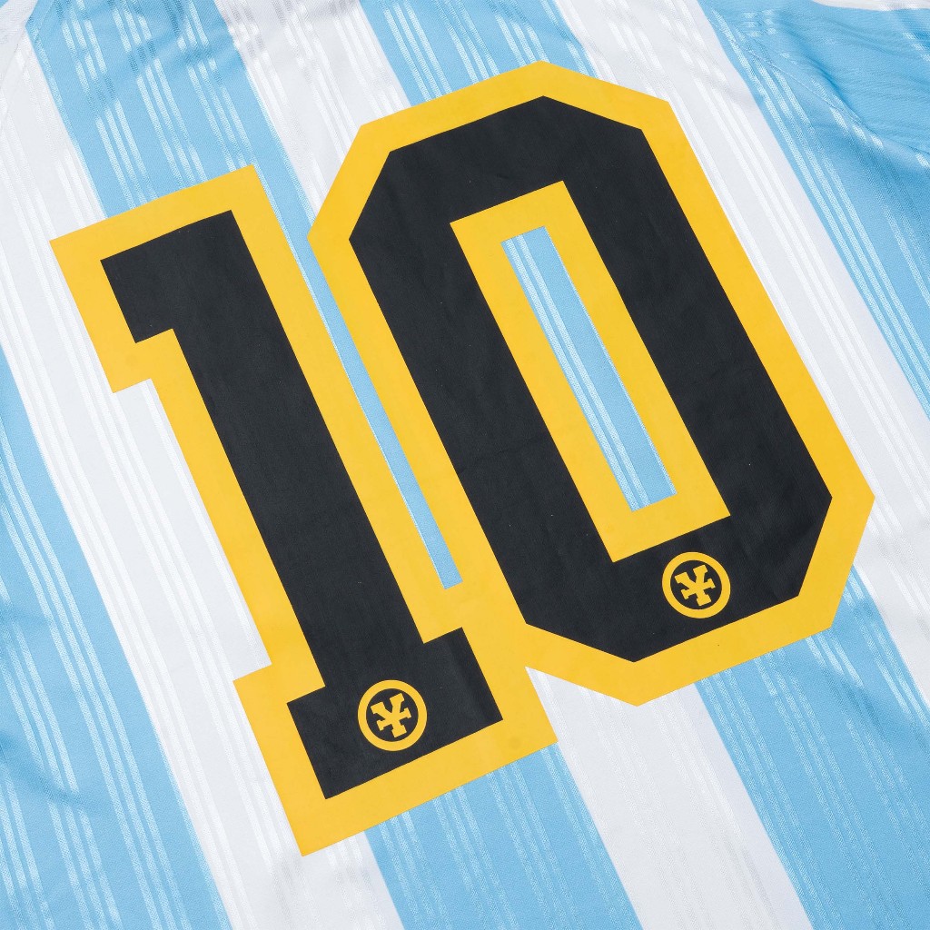 Ảnh Áo Thun DirtyCoins Soccer Jersey Striped Baby Blue White 4