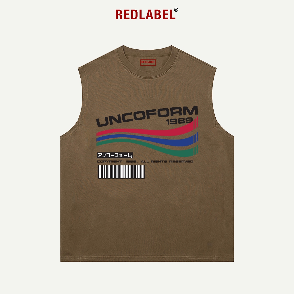 Áo Tank Top Nam Nữ RedLabel In Họa Tiết UNCO, Áo Ba Lỗ Sát Nách Nam Nữ Cotton Cá Tính TT49