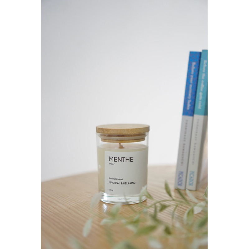 NẾN THƠM SIMPLICITÉ BLEND 170G MÙI HƯƠNG MENTHE CHÍNH HÃNG