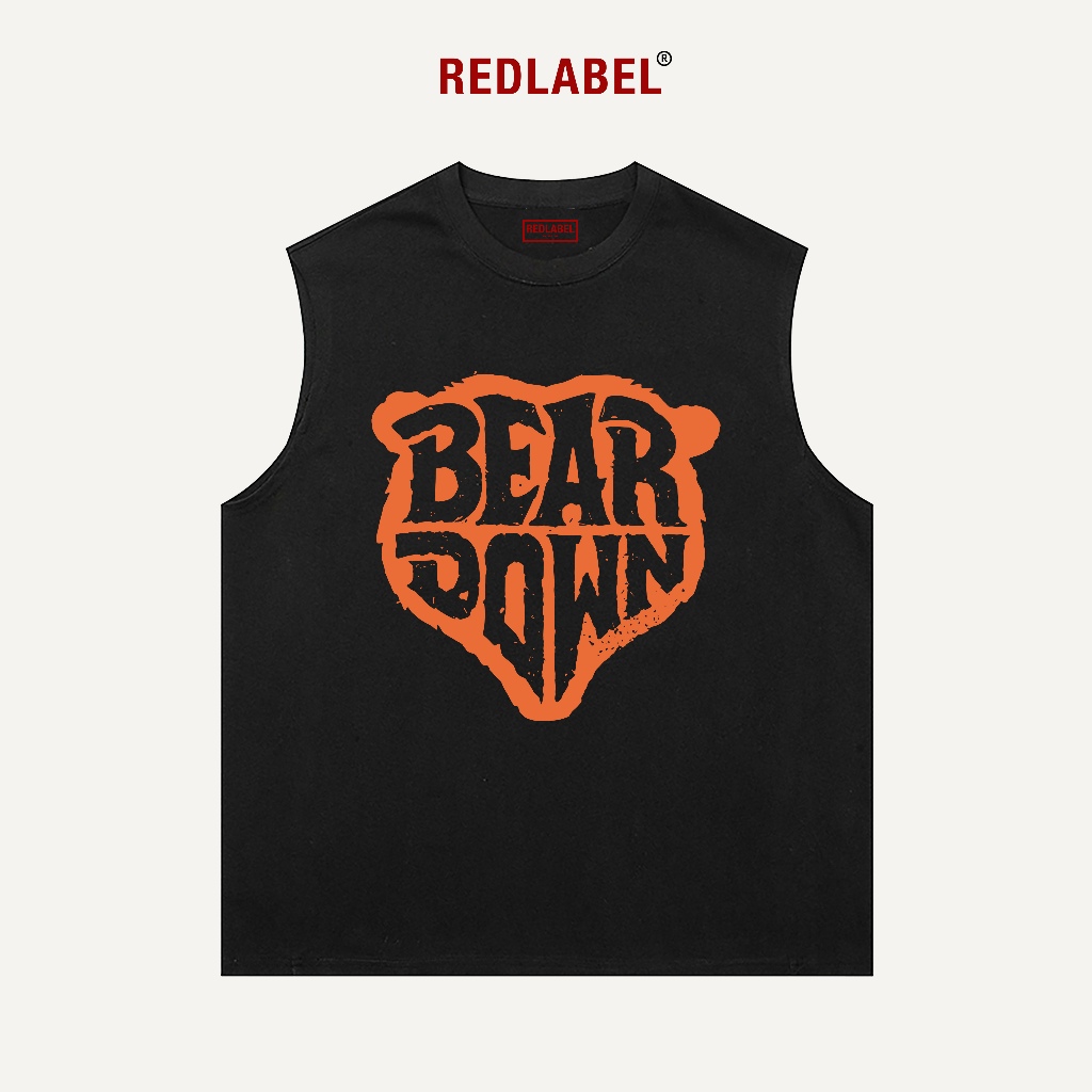 Áo Ba Lỗ Thể Thao Nam Nữ RedLabel In Họa Tiết "BEAR", Áo Tanktop Sát Nách Nam Nữ Cotton Cá Tính TT51