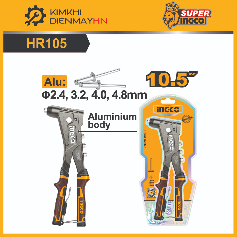 Kìm rút đinh rivet INGCO HRS108, Kìm rút đinh rivet INGCO HR105 ...